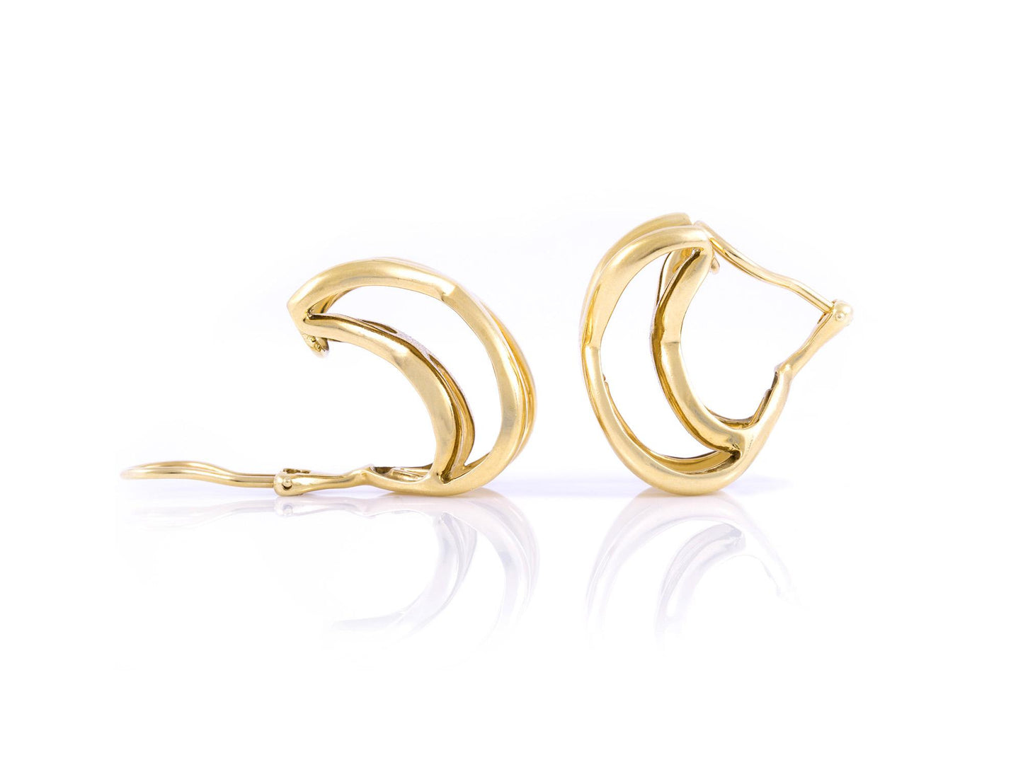 Vintage 1980s Tiffany & Co. Gold X Earrings