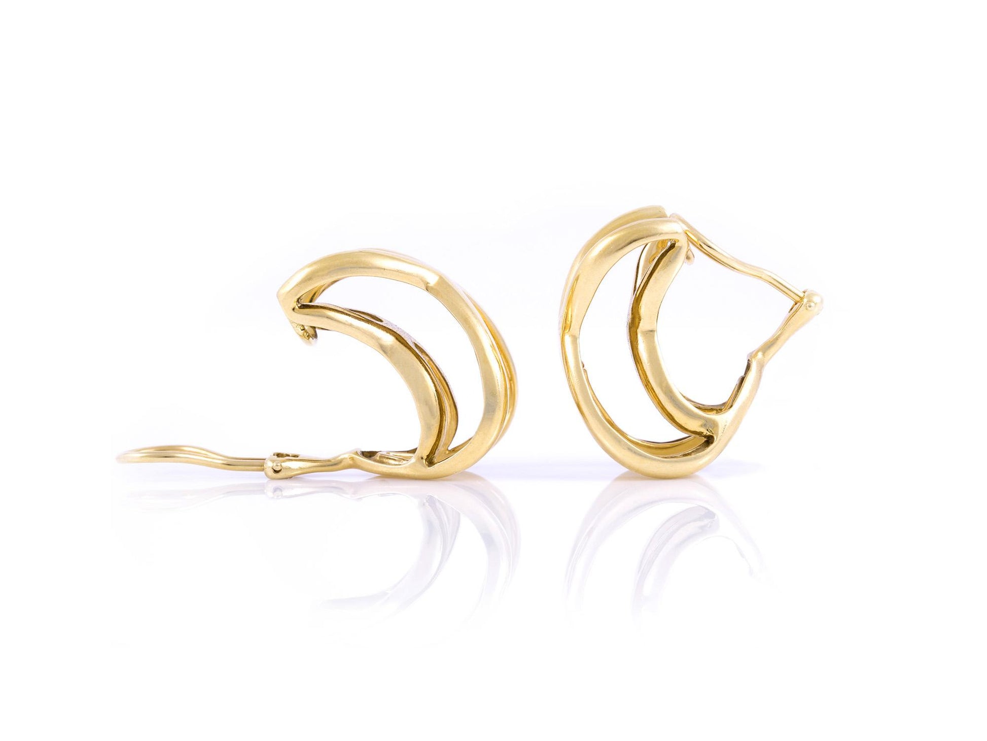 Vintage 1980s Tiffany & Co. Gold X Earrings