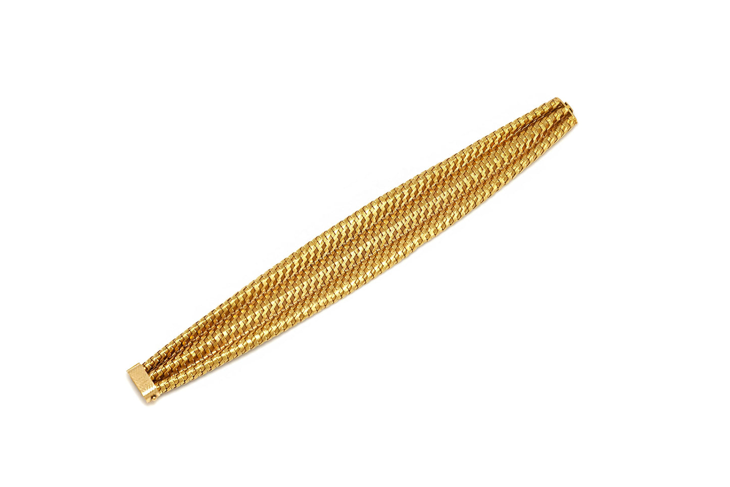 Vintage 1940s Gold Woven Bracelet