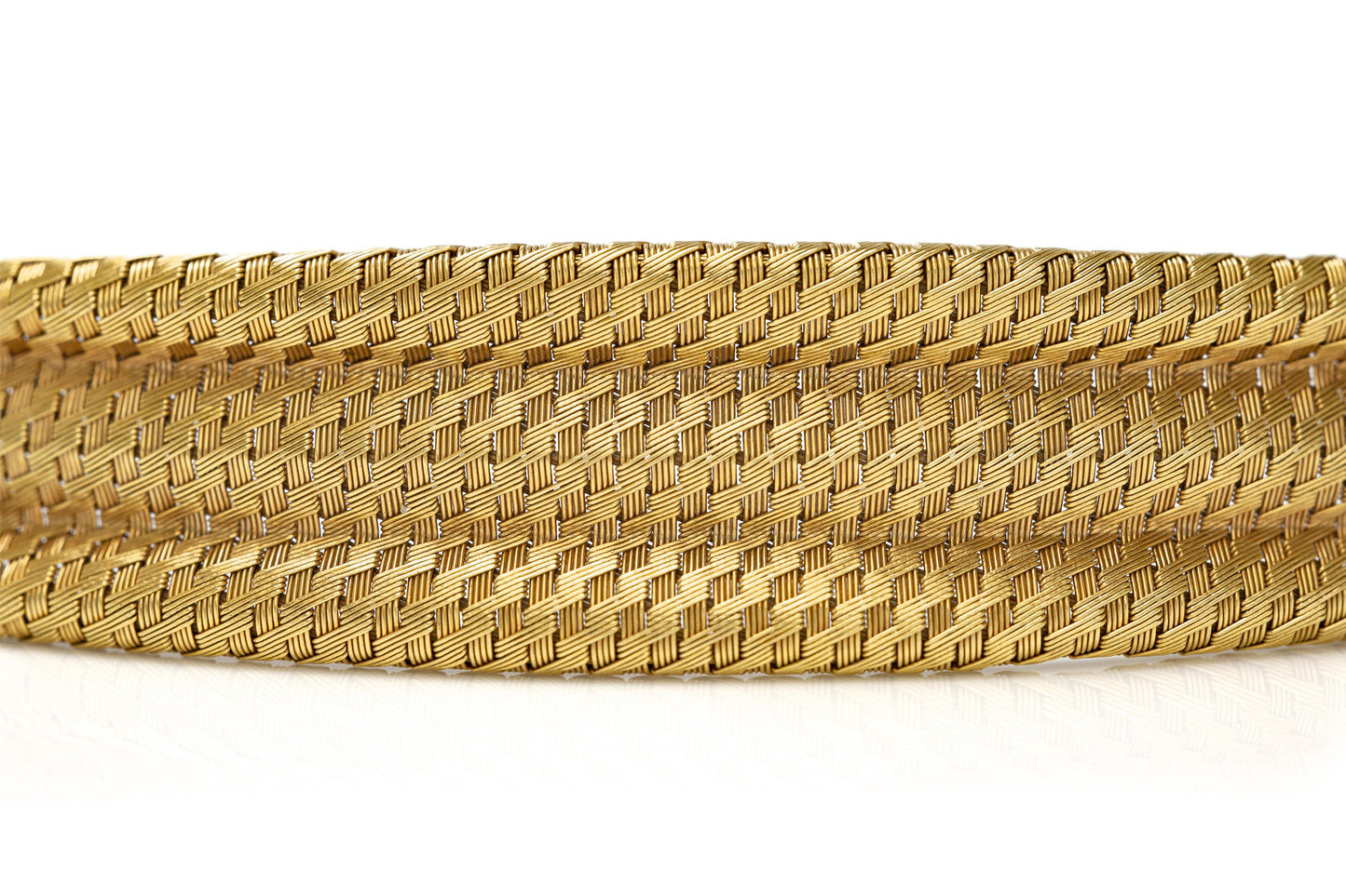 Vintage 1940s Gold Woven Bracelet