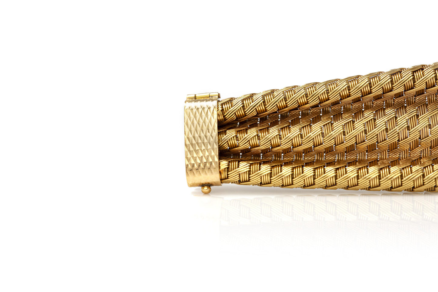 Vintage 1940s Gold Woven Bracelet