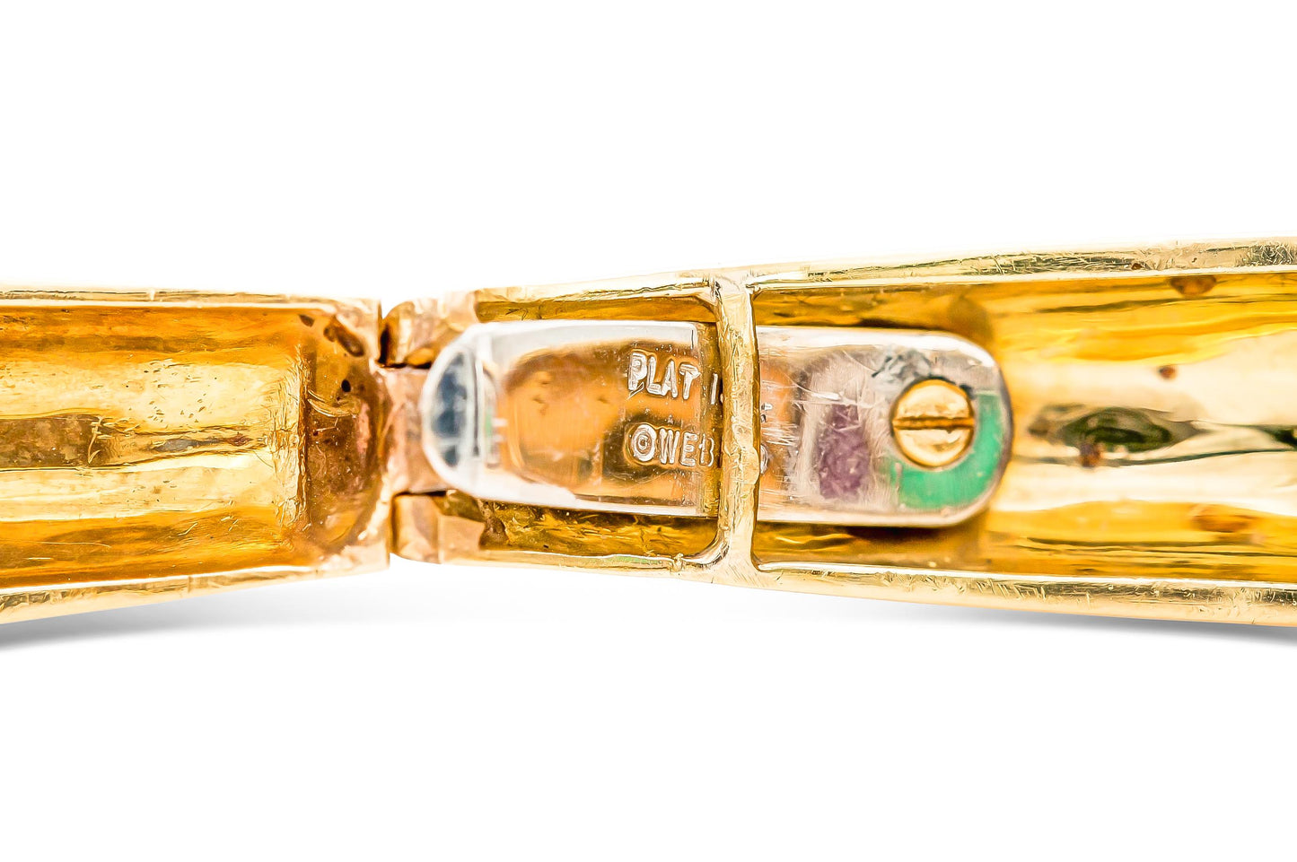 Vintage 1970s David Webb Multi-Gem Cuff Bracelet