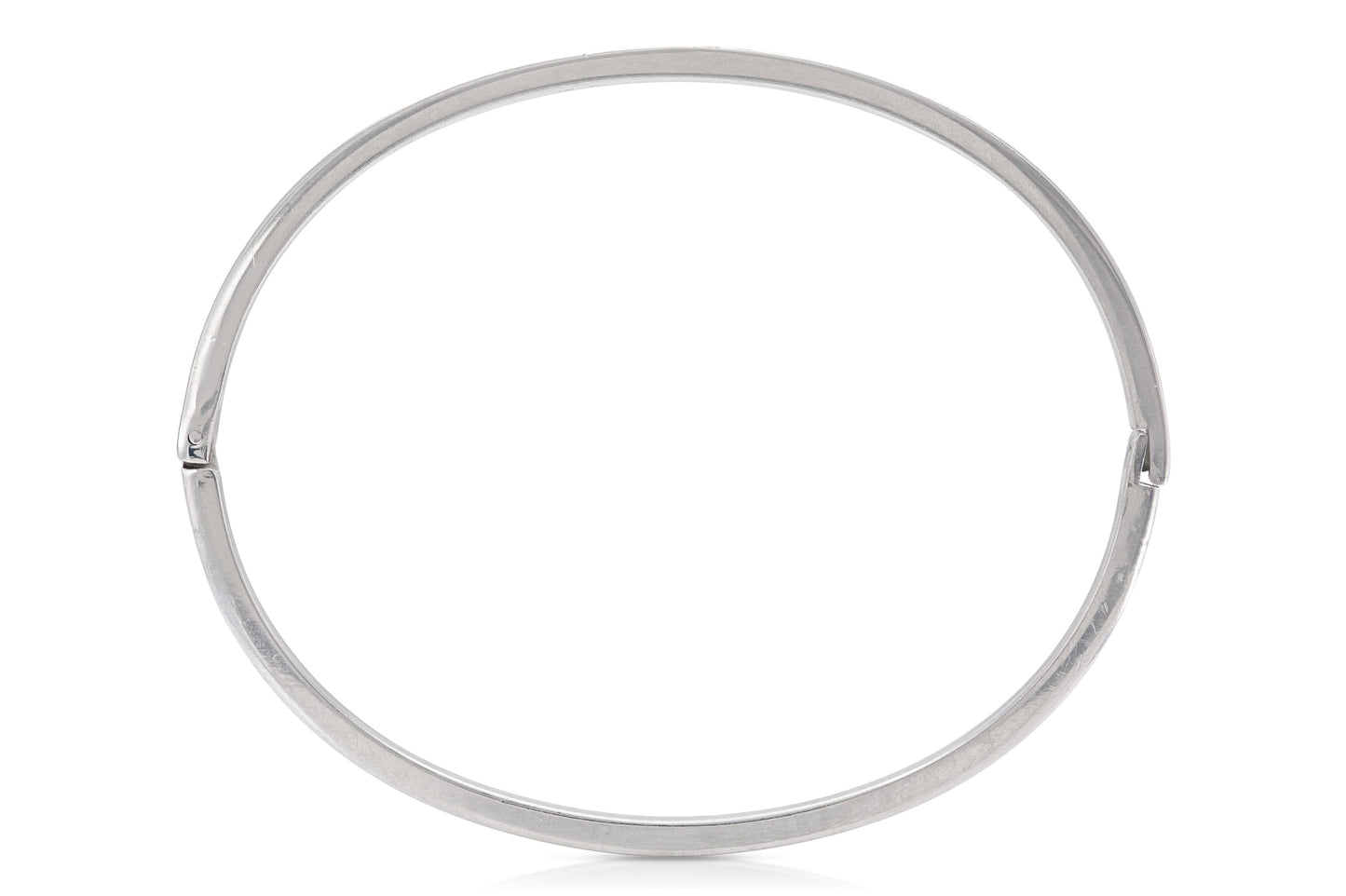 Gucci White Gold Bangle Bracelet