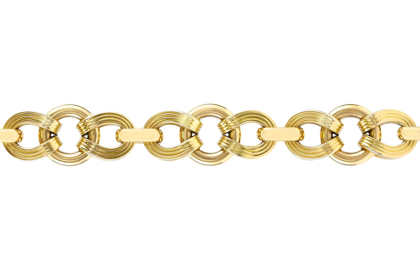 Vintage 1970s Gold Link Bracelet