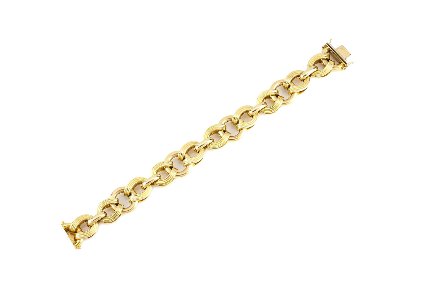 Vintage 1970s Gold Link Bracelet