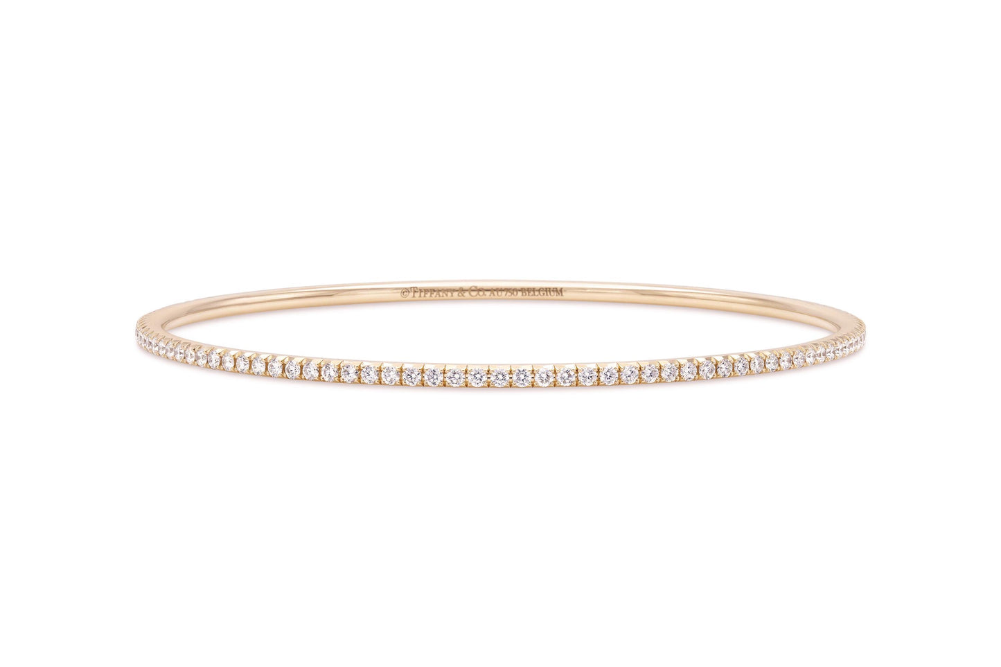 Tiffany & Co. "Metro" Rose Gold Bangle Bracelet