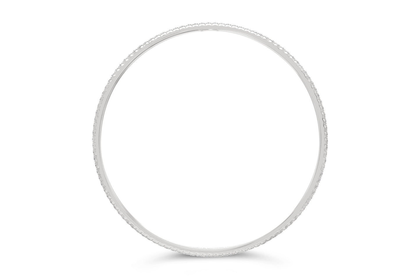 Tiffany & Co. "Metro" White Gold Bangle Bracelet