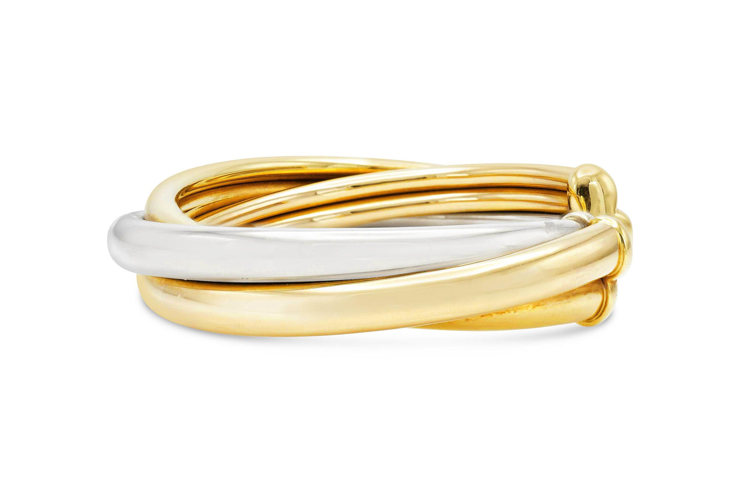 Vintage 1990s Cartier Trinity Tricolor Cuff