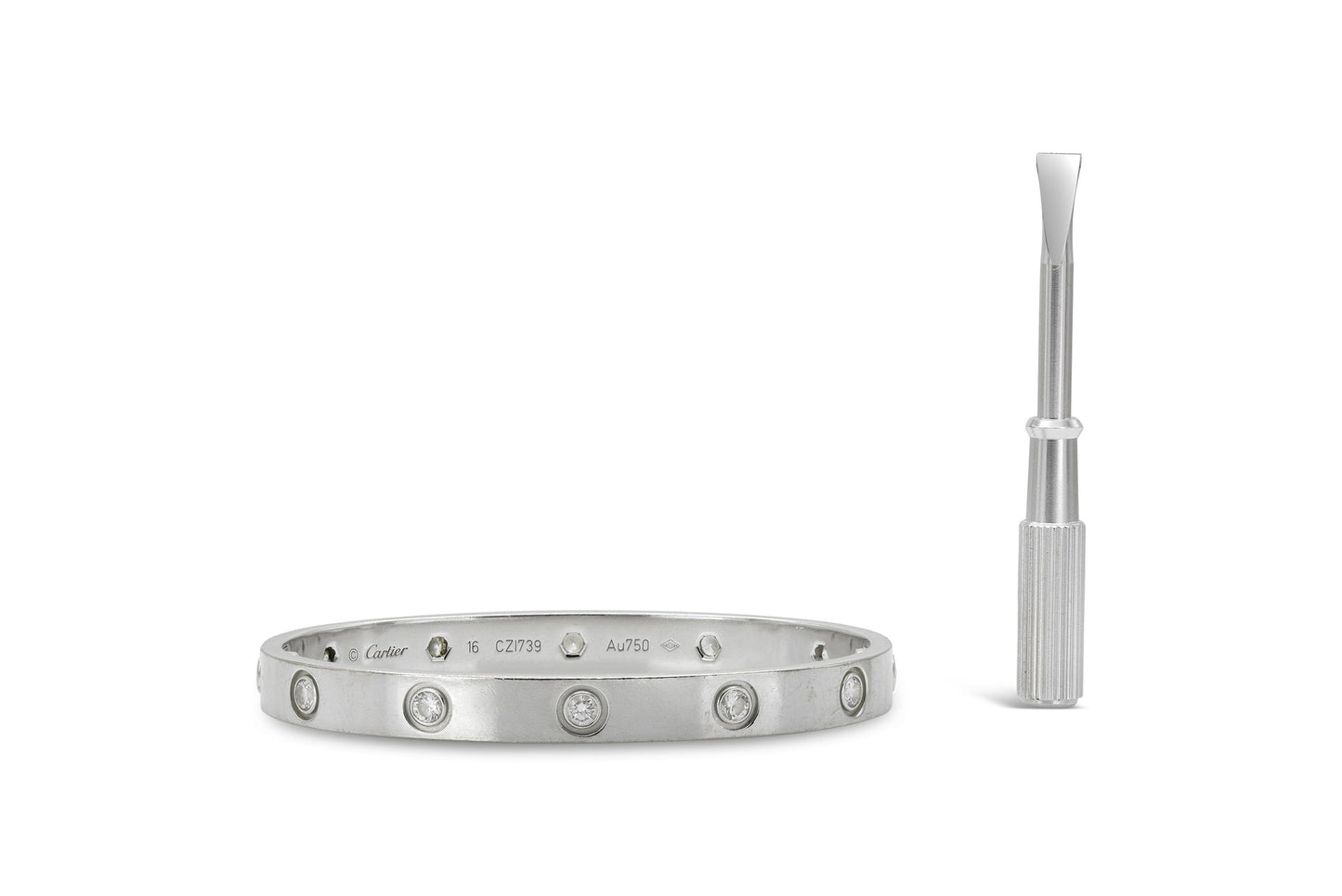 Cartier Love Bracelet with 10 Diamonds