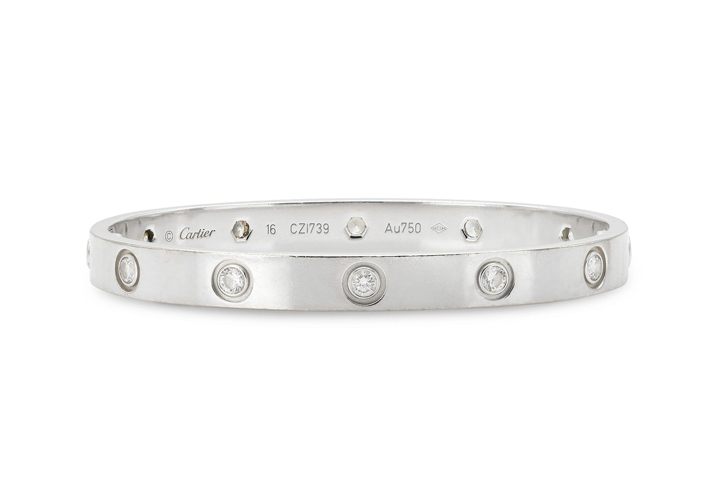 Cartier Love Bracelet with 10 Diamonds