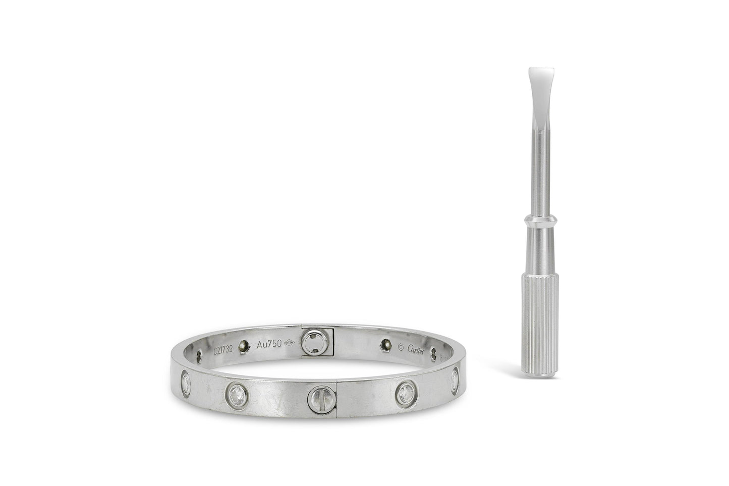 Cartier Love Bracelet with 10 Diamonds