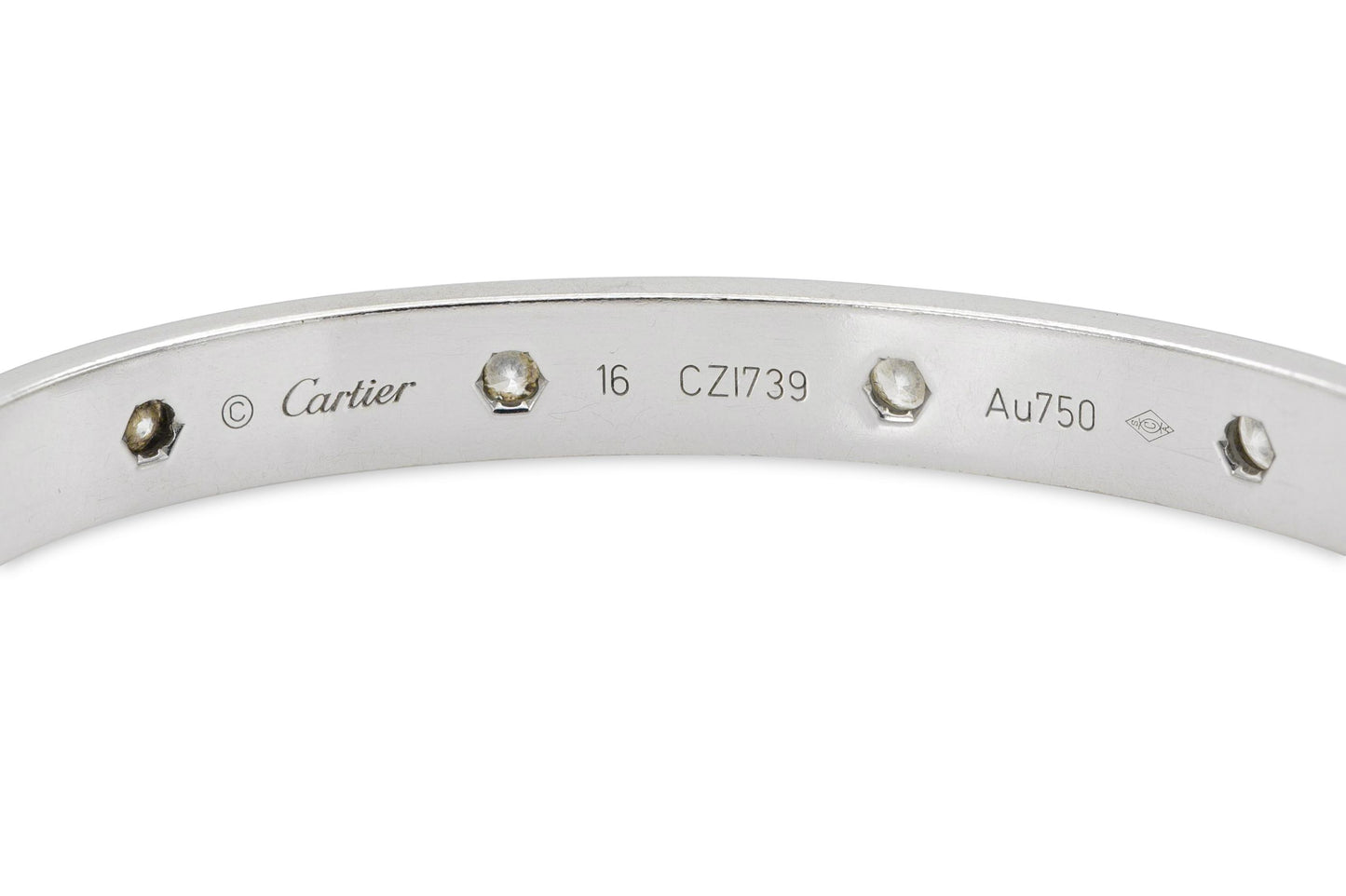 Cartier Love Bracelet with 10 Diamonds