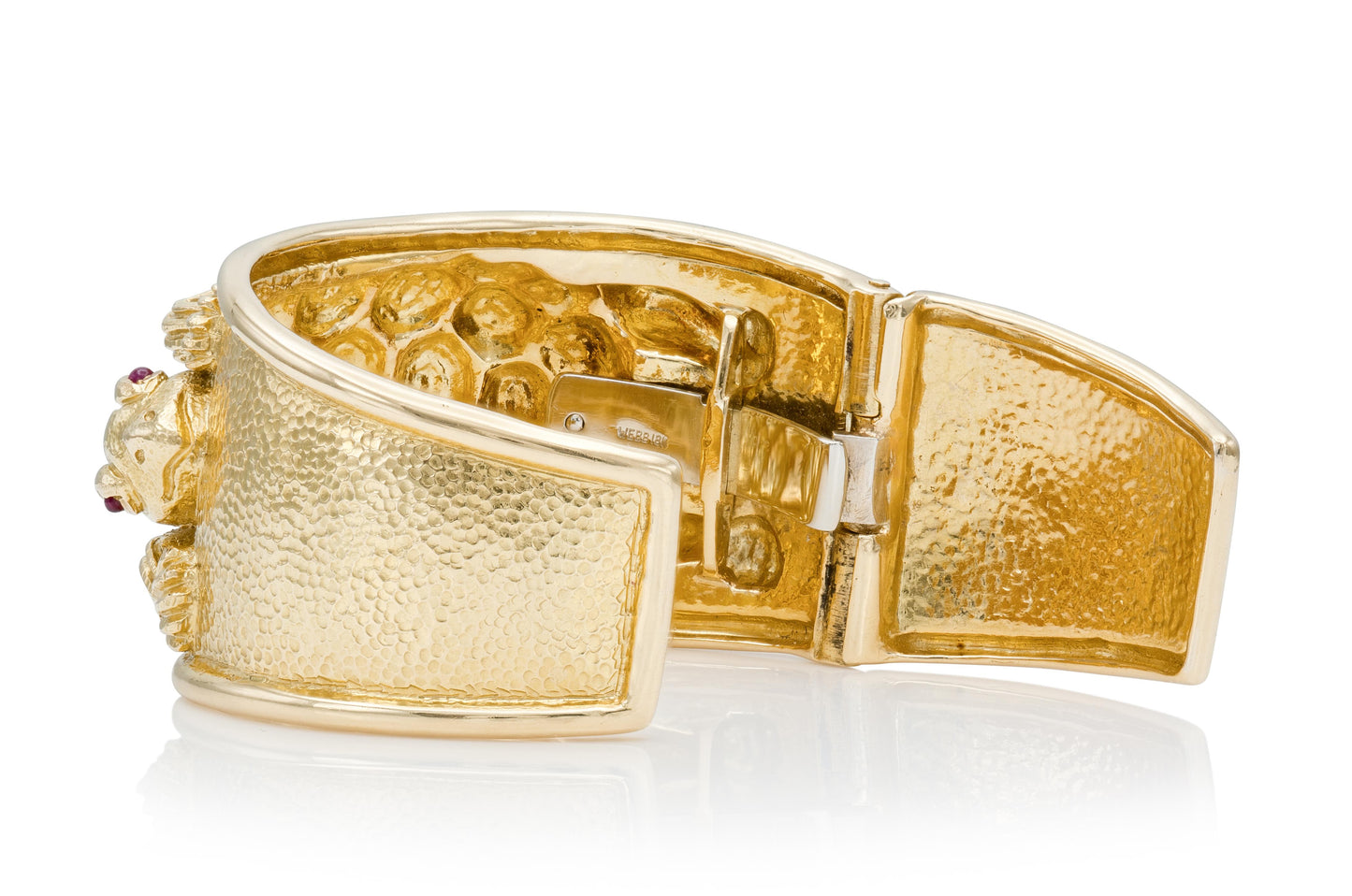 Vintage 1960s David Webb Turtle Cuff Bracelet