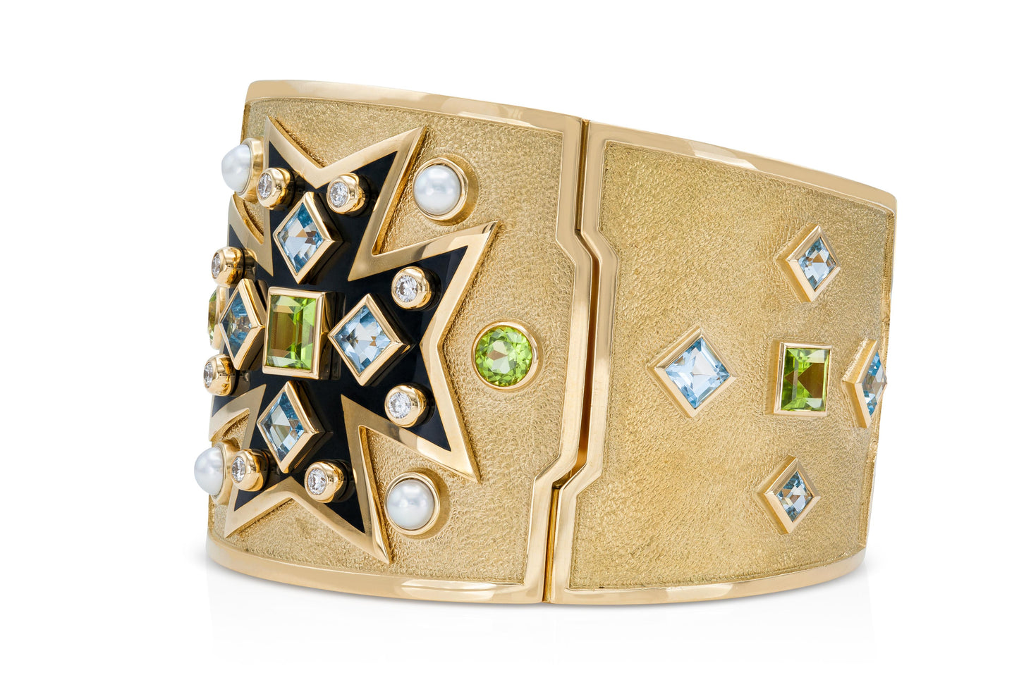 Verdura Gold Maltese Cross Bracelet