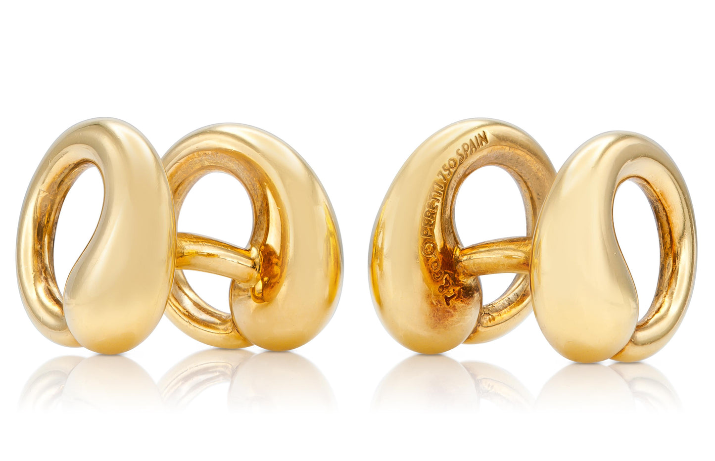 Tiffany & Co. Elsa Peretti Sevillana Gold Cufflinks