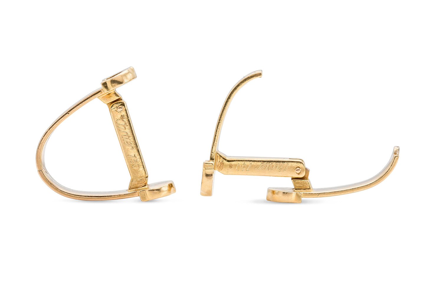 Vintage 1940s Cartier Double C Cufflinks