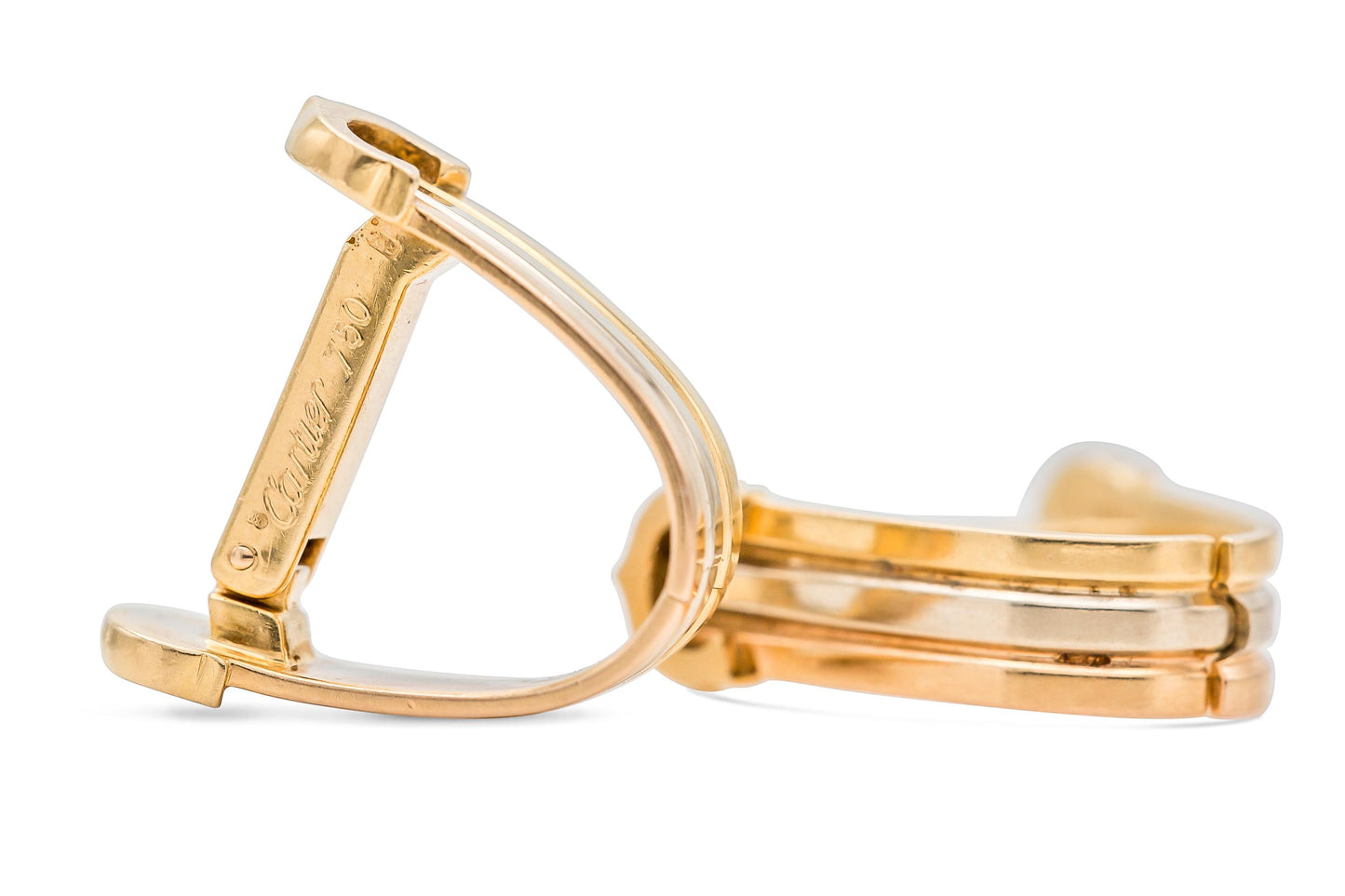 Vintage 1940s Cartier Double C Cufflinks