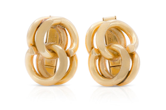 Vintage 1950s Gold Link Cufflinks