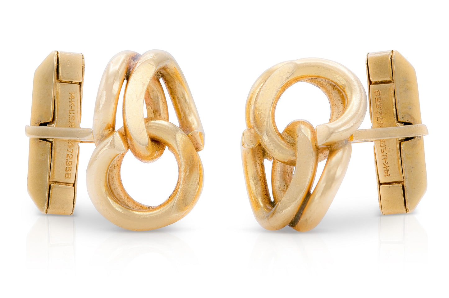 Vintage 1950s Gold Link Cufflinks