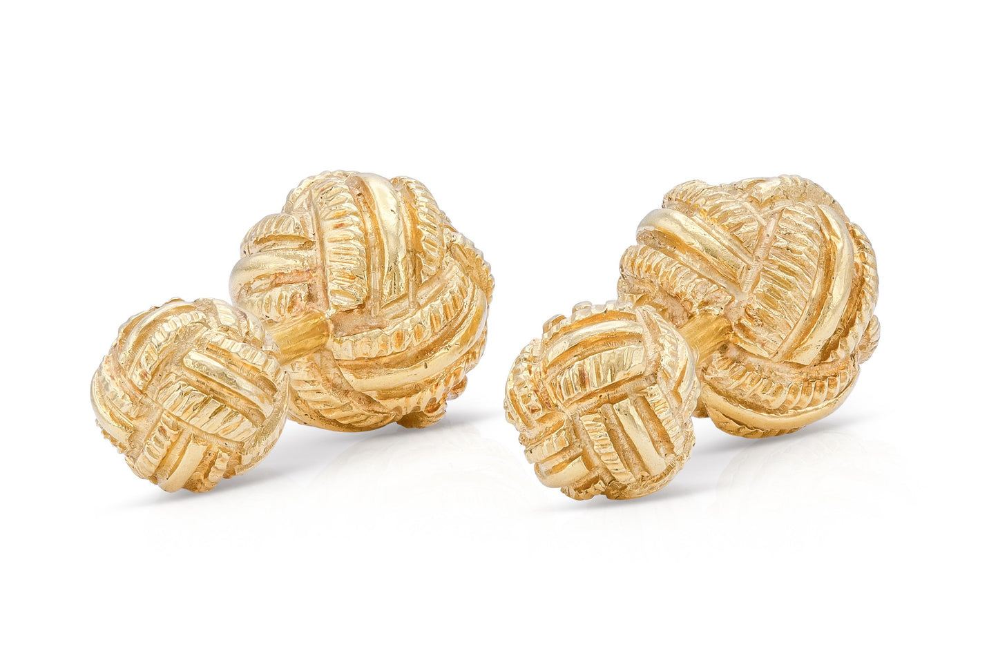 Vintage 1990s Gold Cufflinks