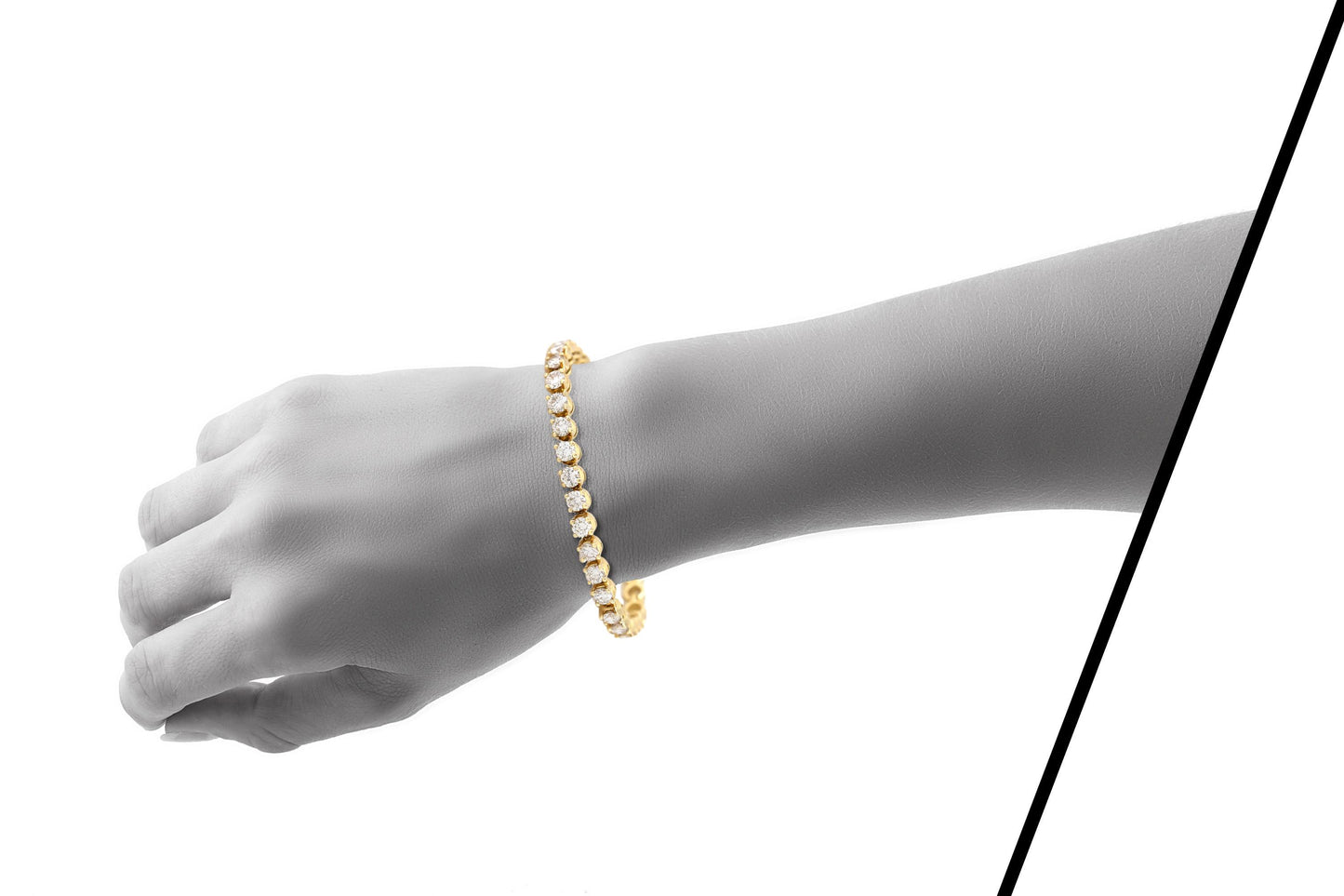 11.00 Carat Diamond Tennis Bracelet