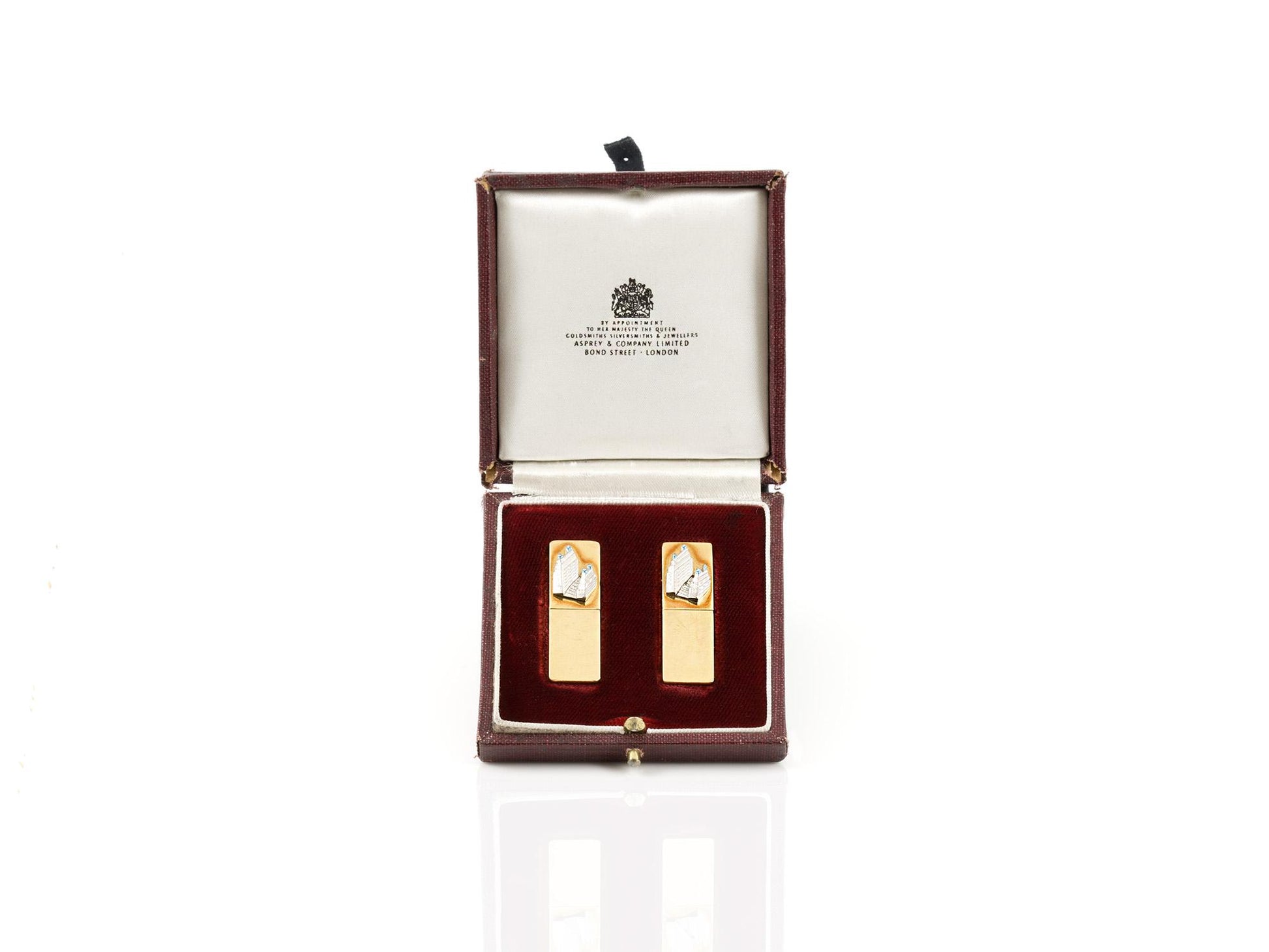 Vintage 1980s Asprey Houses of Parliament Cufflinks