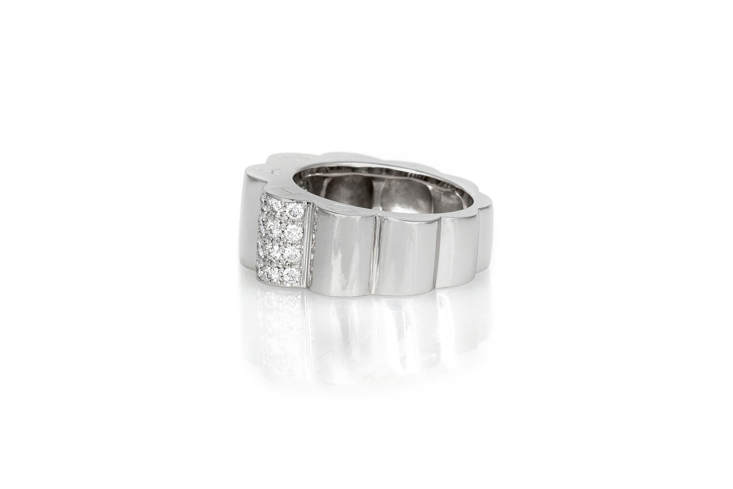 Chanel Profil De Camelia Ring with Diamonds
