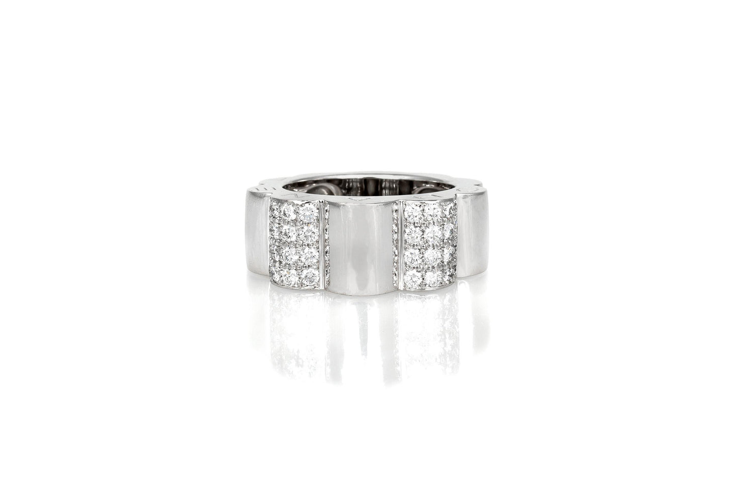 Chanel Profil De Camelia Ring with Diamonds