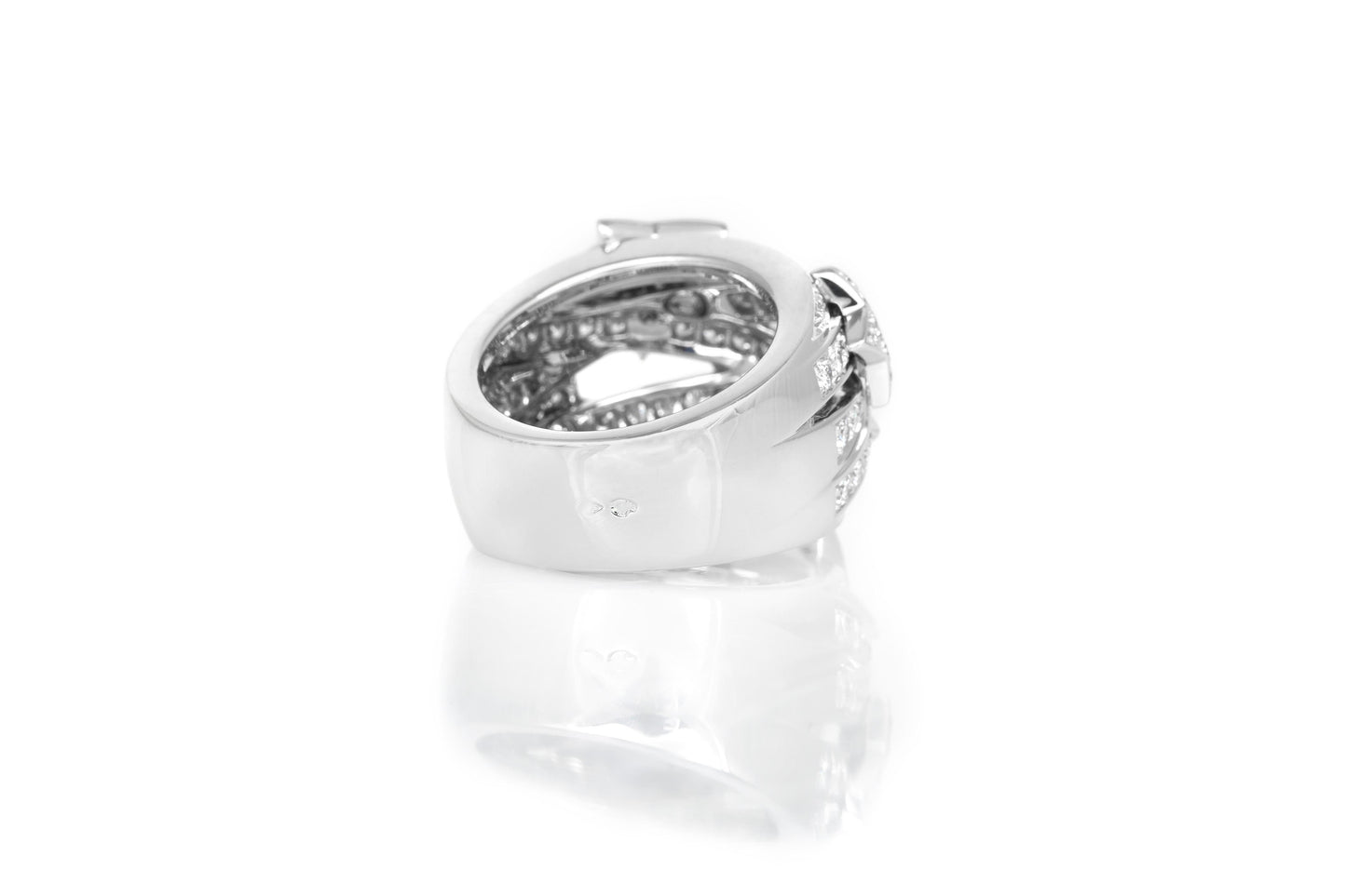 Chanel Comete Diamond Star Dome Ring