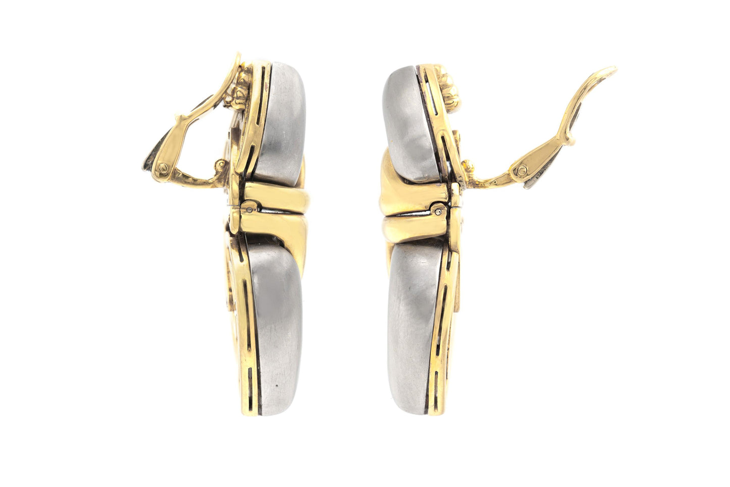 Vintage 1990s Bvlgari Roma Doppio Cuore Earrings
