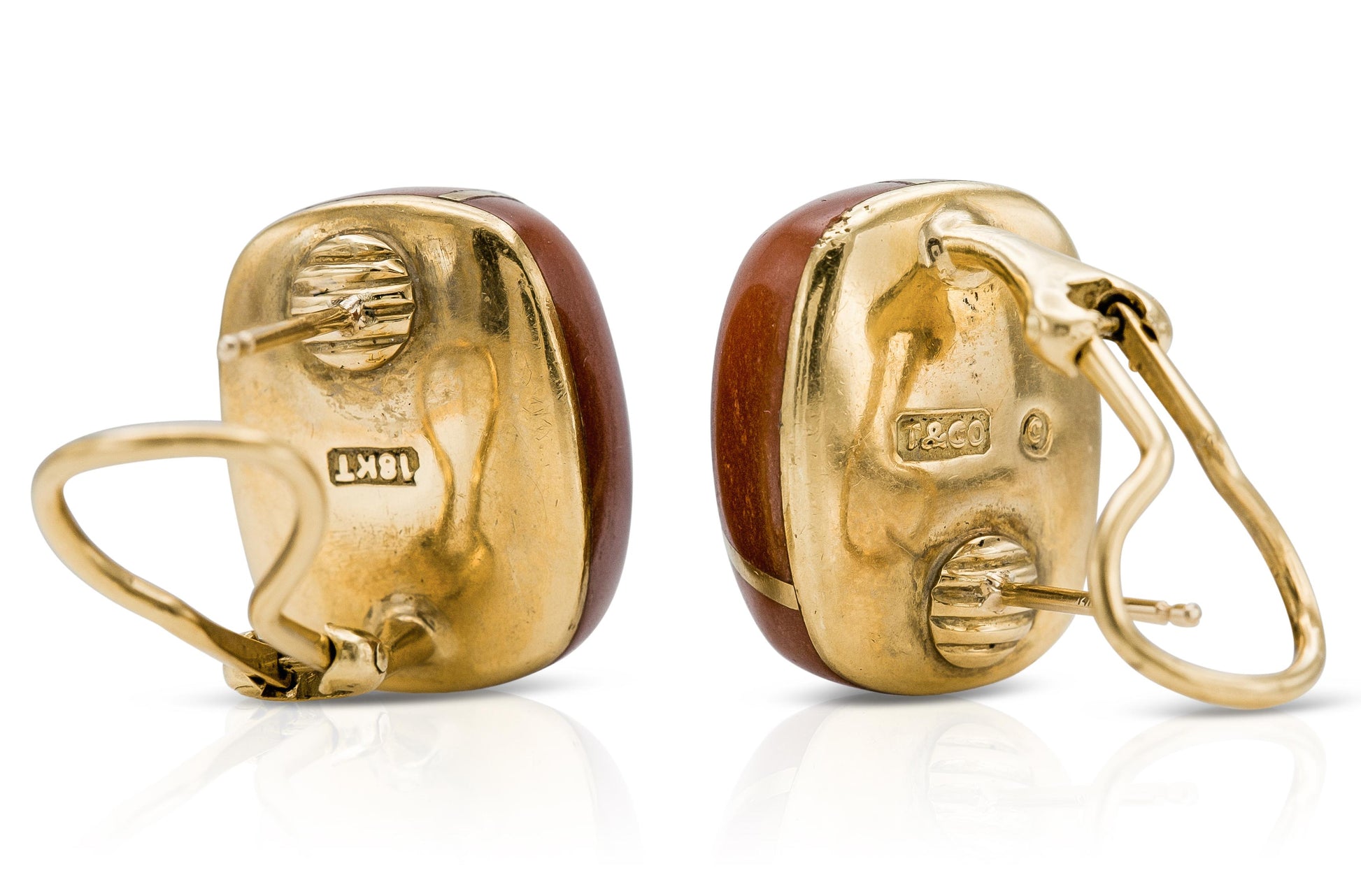 Vintage 1980s Tiffany & Co. Angela Cummings Carnelian Earrings