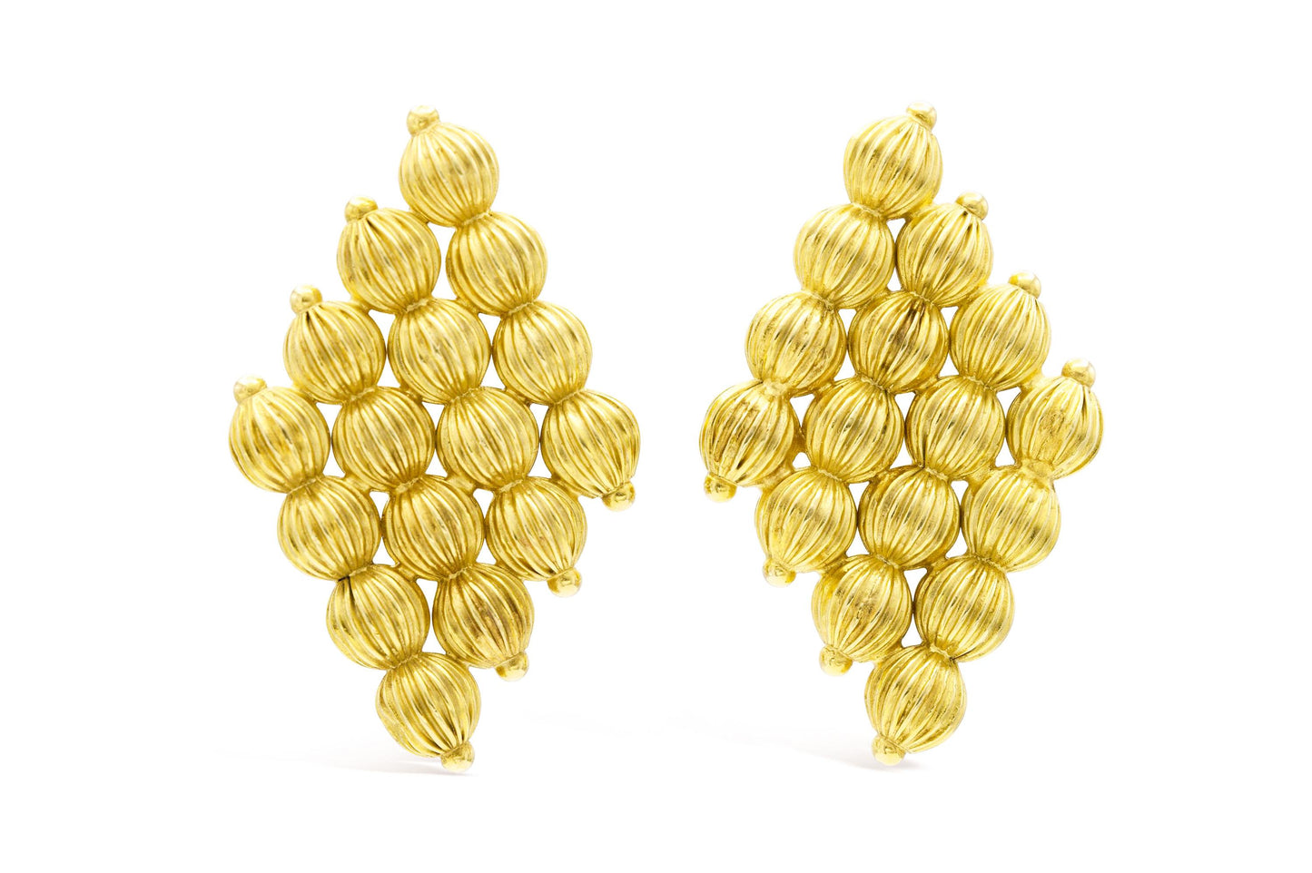 Vintage 1960s Lalaounis Gold Bubbles Earrings