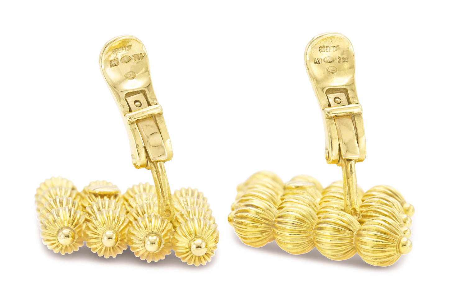 Vintage 1960s Lalaounis Gold Bubbles Earrings