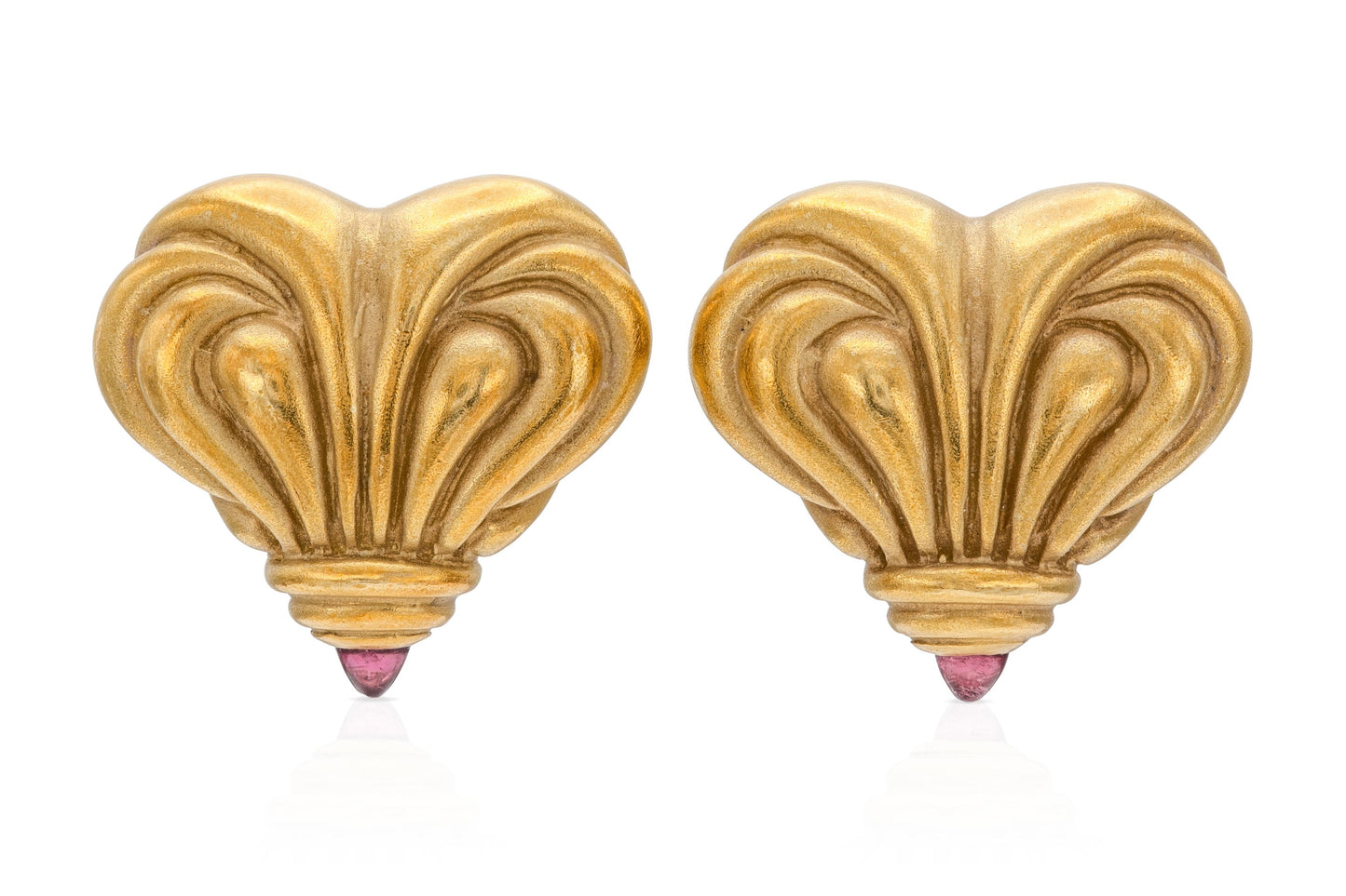 Vahe Naltchayan Gold Heart Earrings
