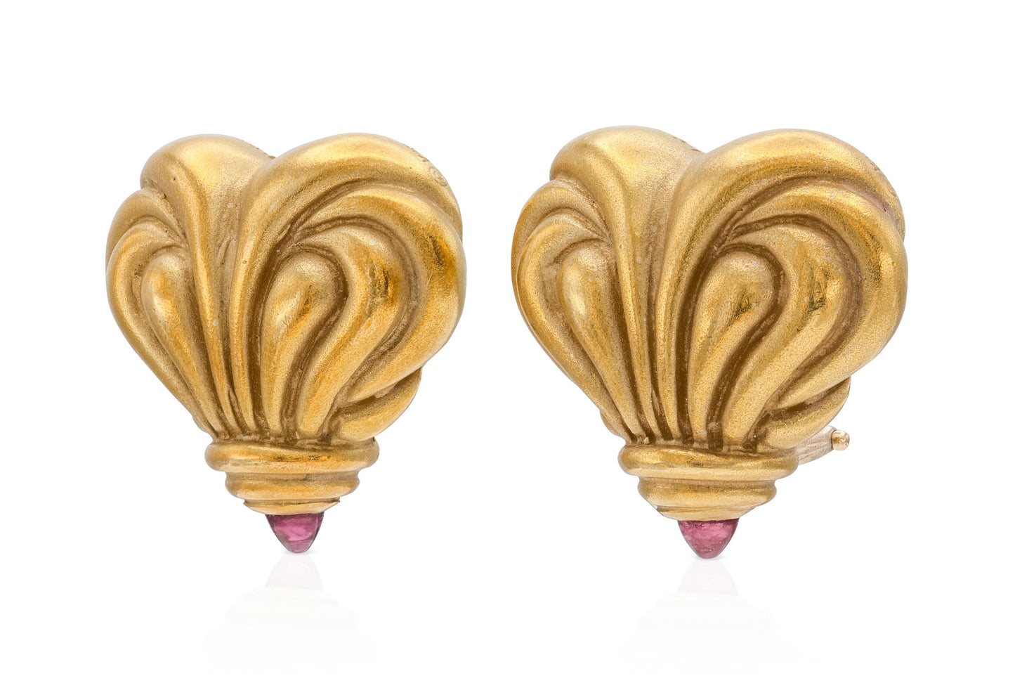 Vahe Naltchayan Gold Heart Earrings
