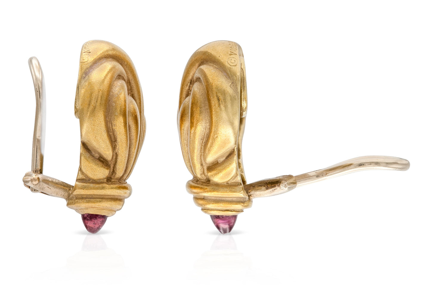 Vahe Naltchayan Gold Heart Earrings