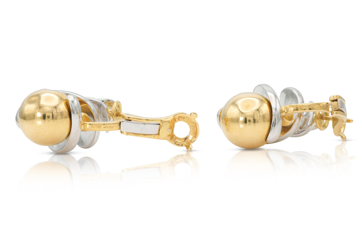 Marina B Two-Toned Fusulli Earrings