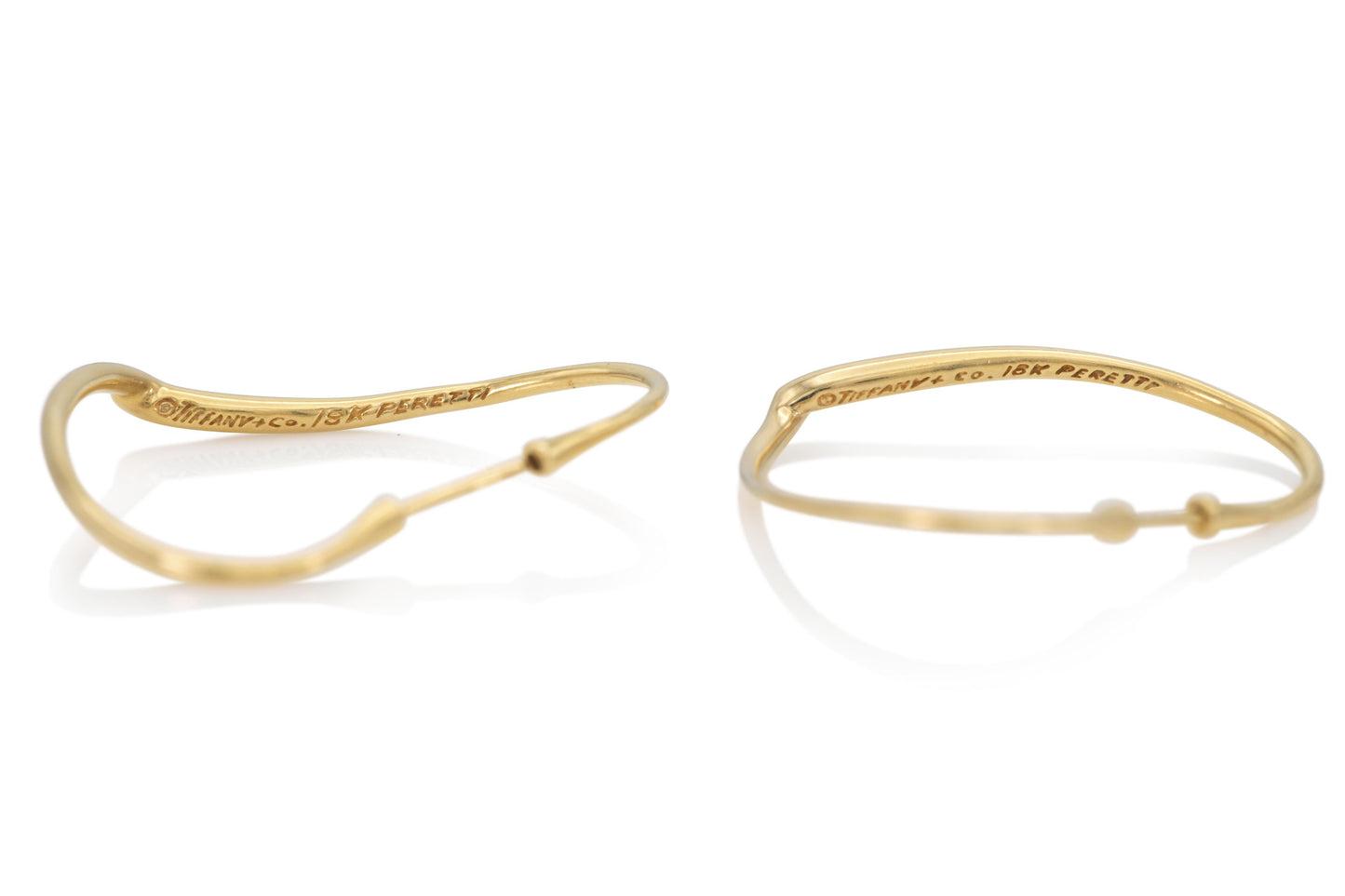 Tiffany & Co. Elsa Peretti Open Heart Hoop Earrings