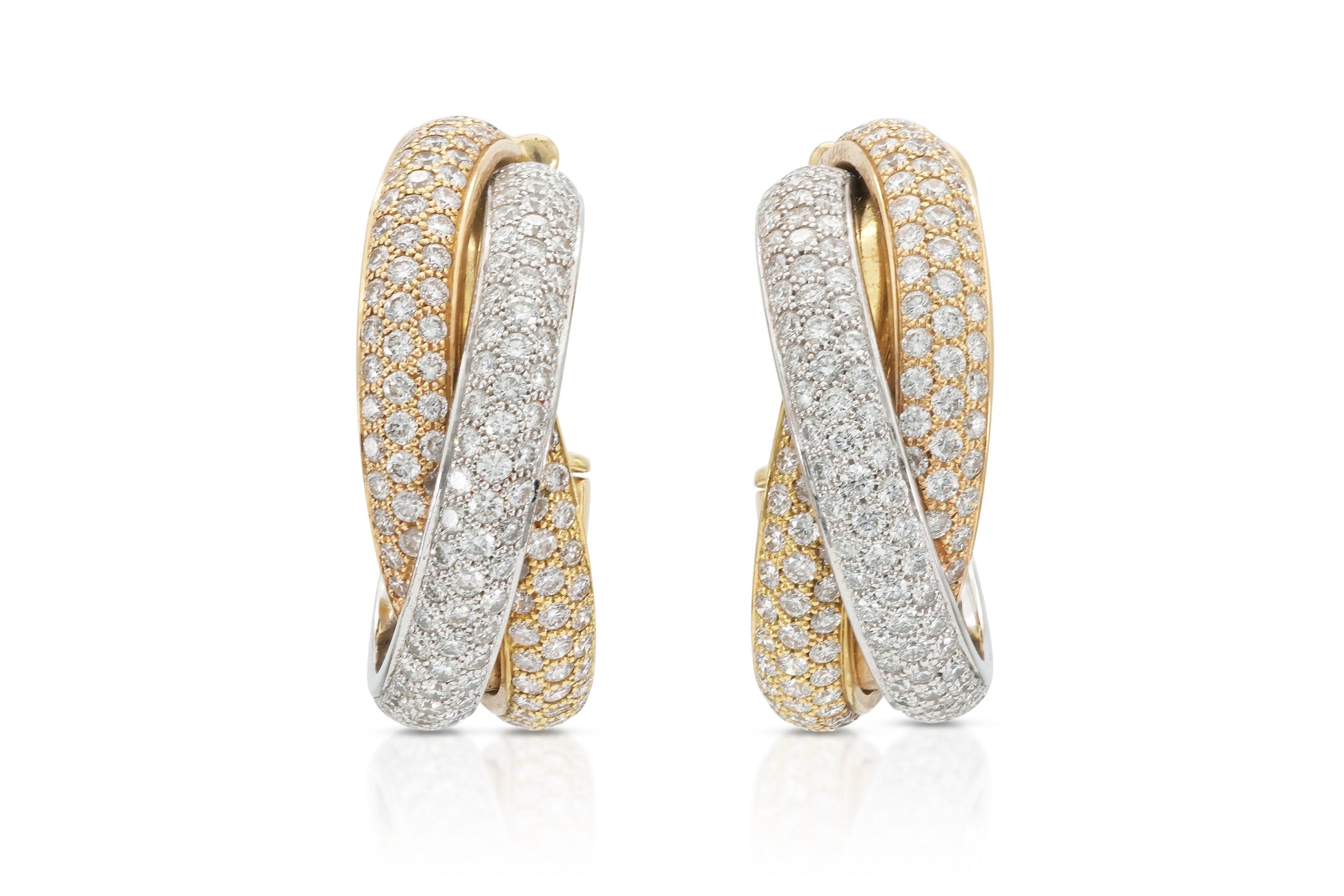 Cartier Diamond Trinity Earrings