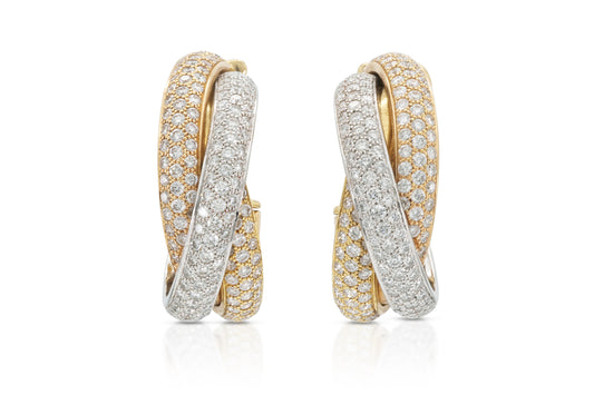 Cartier Diamond Trinity Earrings