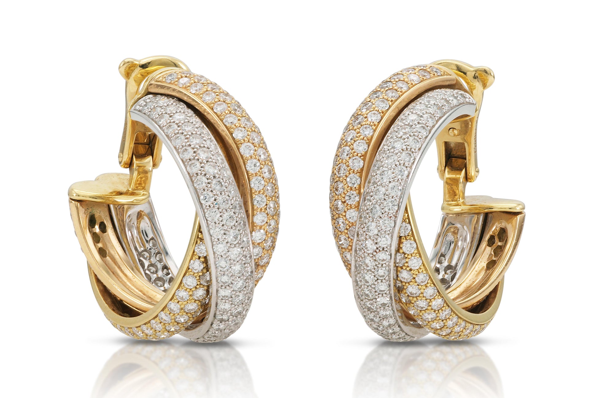 Cartier Diamond Trinity Earrings