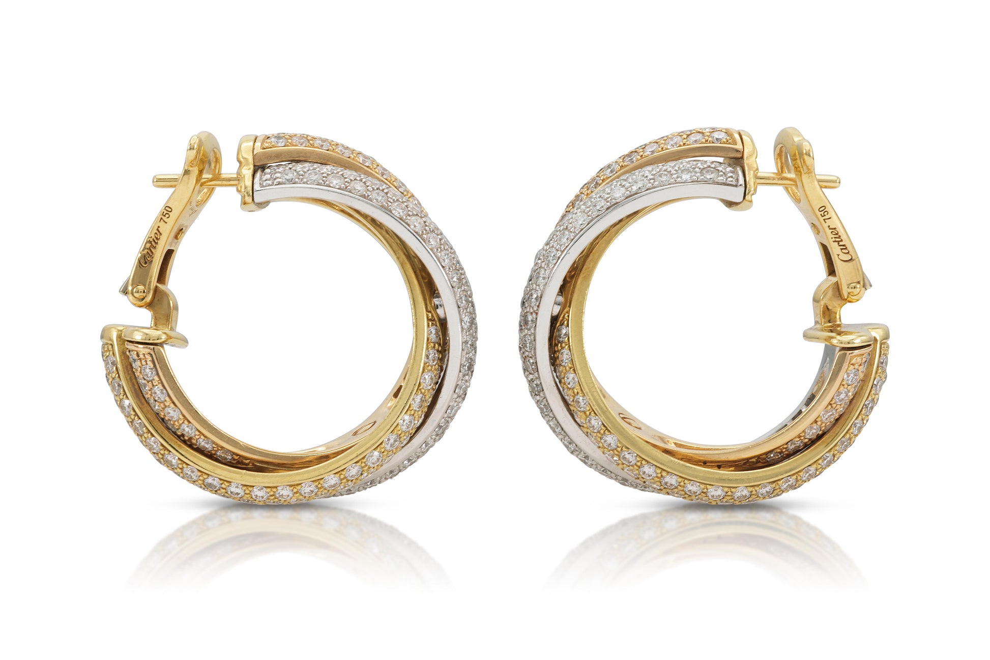 Cartier Diamond Trinity Earrings