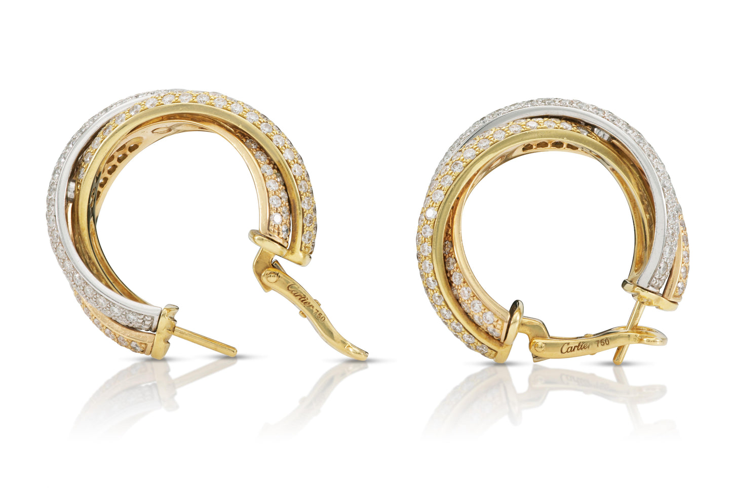 Cartier Diamond Trinity Earrings