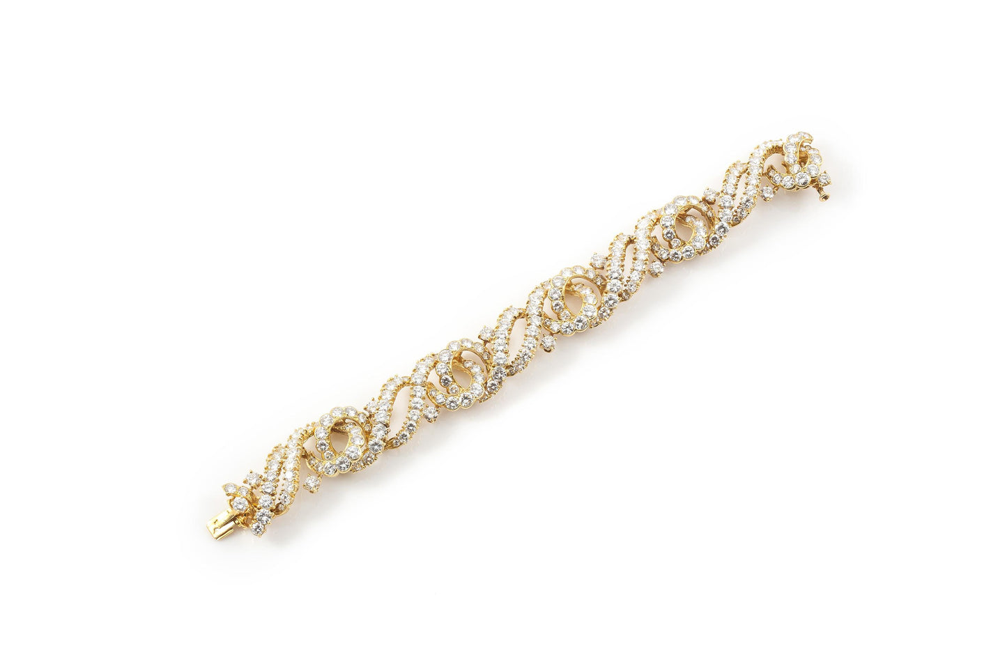 Vintage 1960s Gerard 30.00 Carat Diamond Bracelet