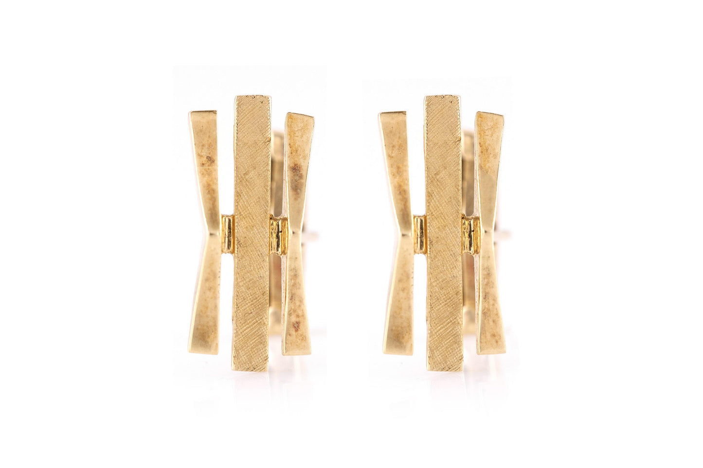 Vintage 1940s Retro Gold Cufflinks