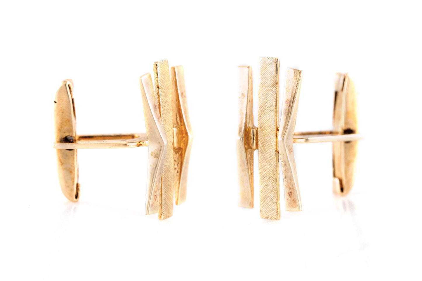 Vintage 1940s Retro Gold Cufflinks