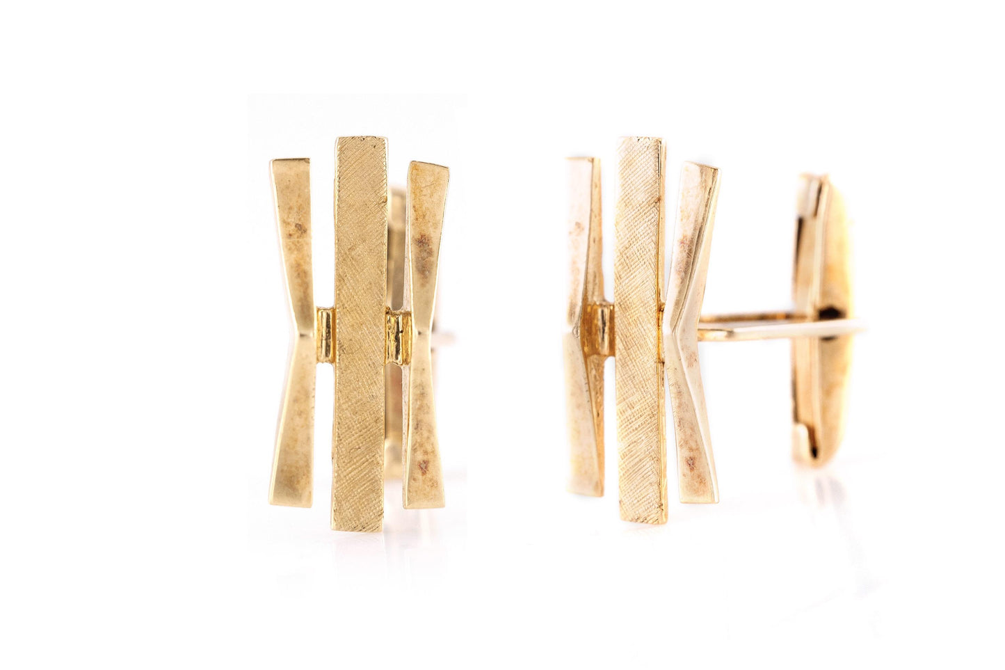 Vintage 1940s Retro Gold Cufflinks