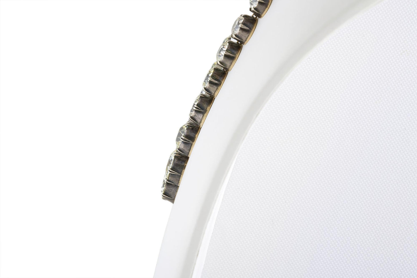 77.20 Carat Old European Cut Diamond Riviera Necklace