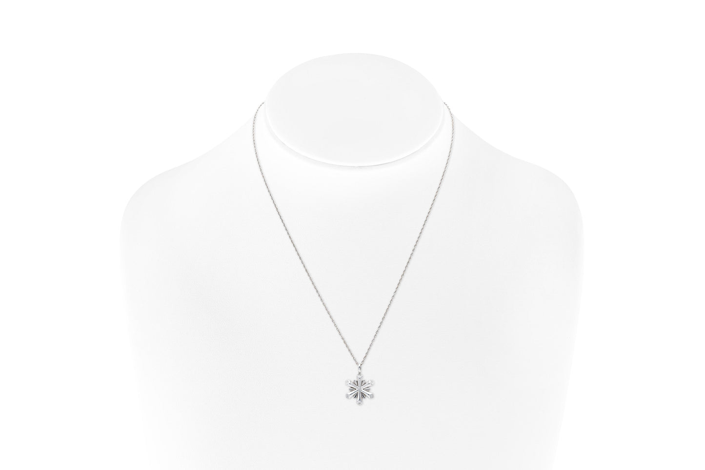 Tiffany & Co. Snowflake Pendant Necklace