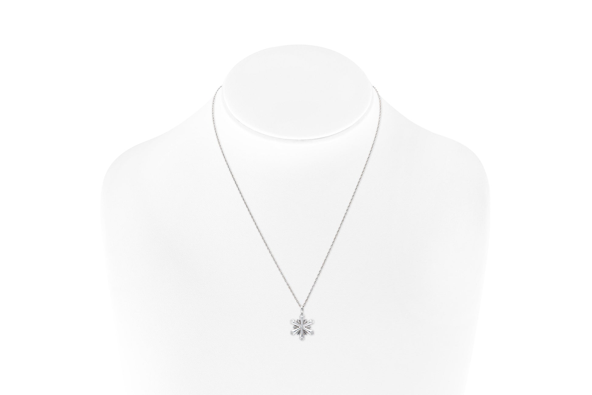 Tiffany & Co. Snowflake Pendant Necklace
